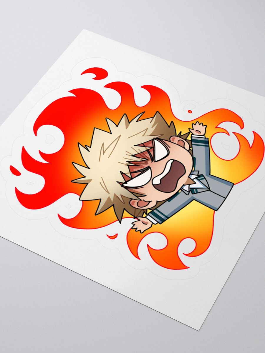 Fiery Kiss Cut Sticker product image (3)