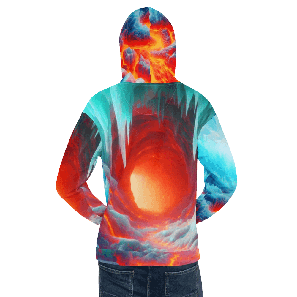 Fire and Ice - Fiery Flow Through Glacier #6 product image (12)