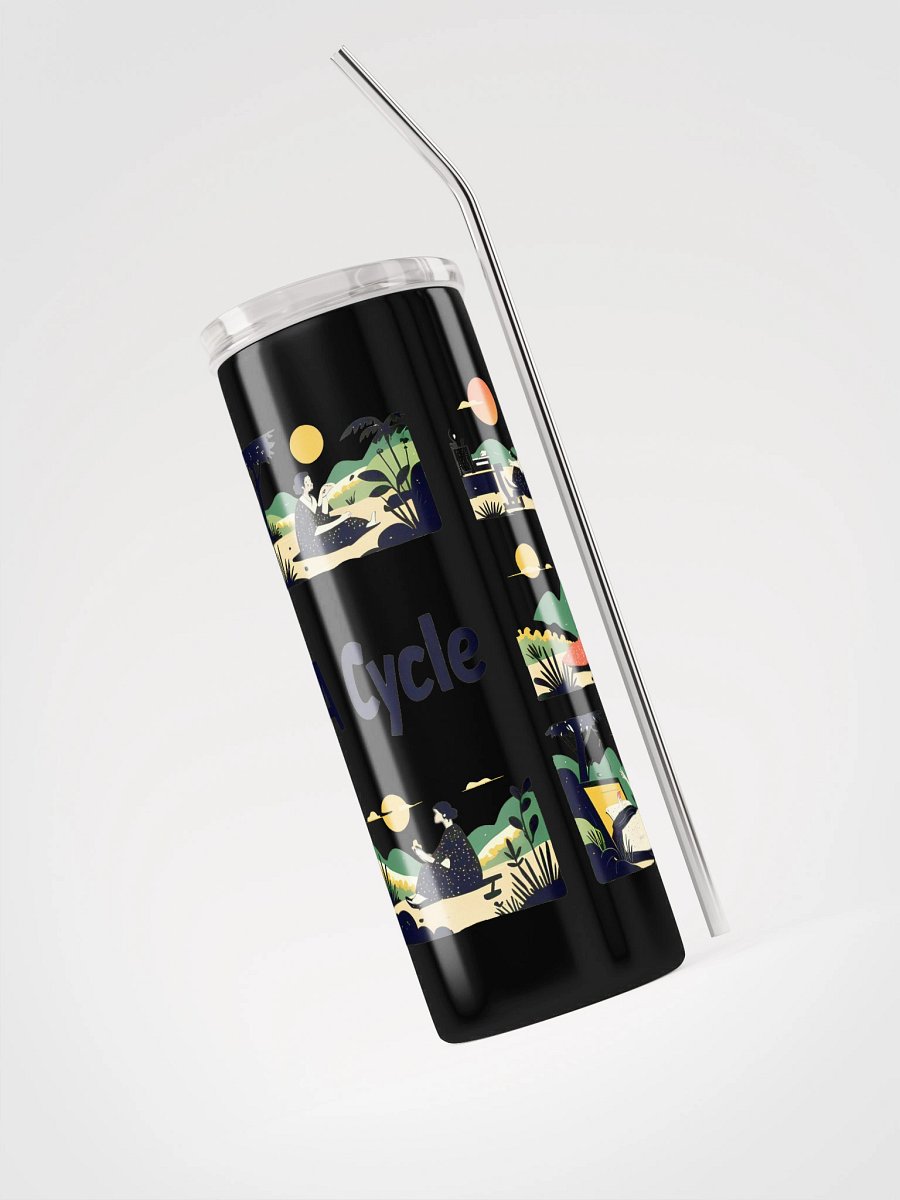 Nature-Inspired Life Cycle Art | Harmonious Illustration Steel Tumbler product image (3)