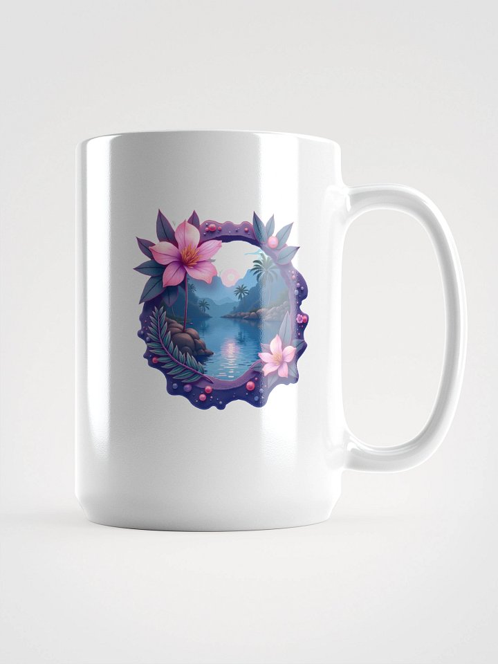 Retro Fantasy Floral Mug product image (1)