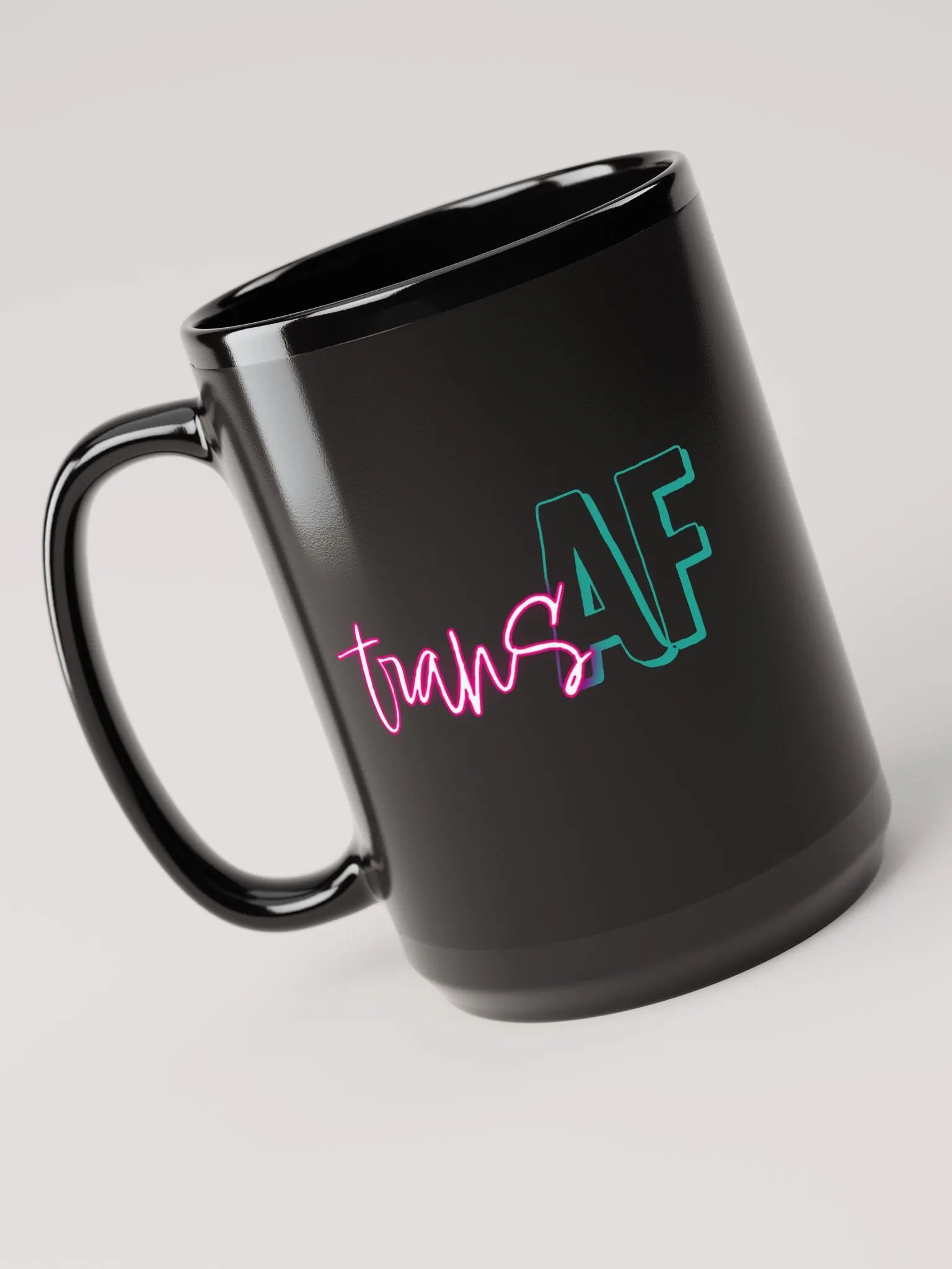 Trans AF Mug 15oz Black product image (3)