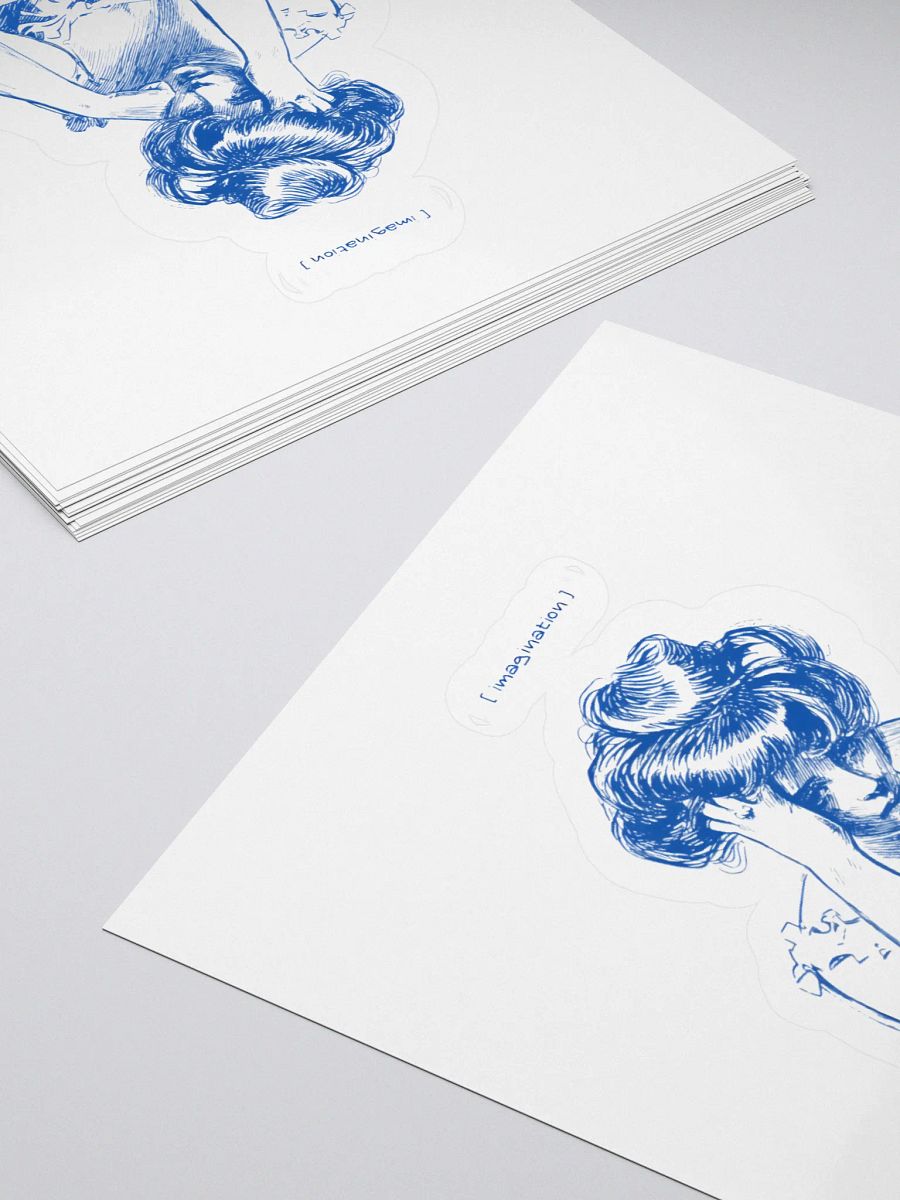 Thinking Girl | Sticker product image (15)