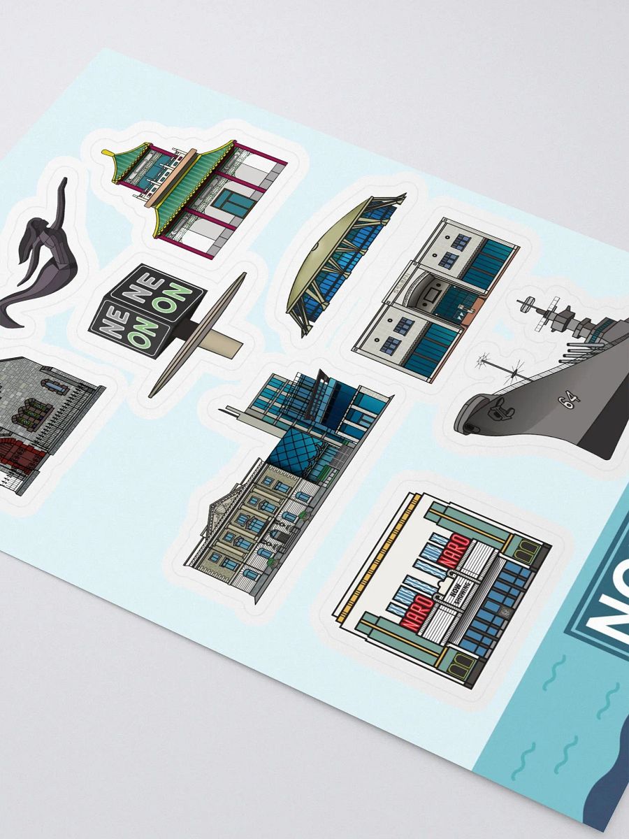 Norfolk Virginia Sticker Sheet product image (3)