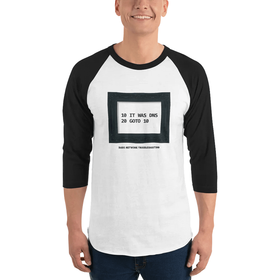 Basic Network Troubleshooting - Raglan Tee product image (3)