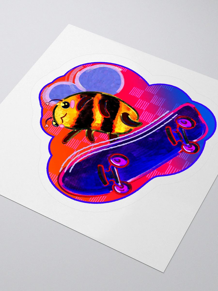 Skater Bee Sticker product image (8)