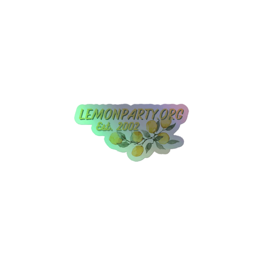 Lemon Party! - Kiss Cut Holo Stickers product image (1)