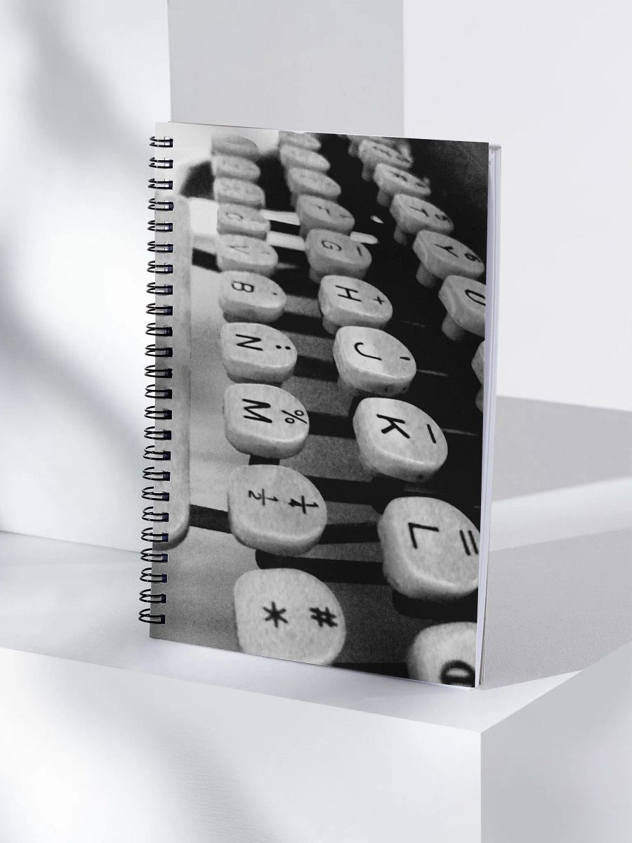 Typewriter Keys Notebook product image (4)