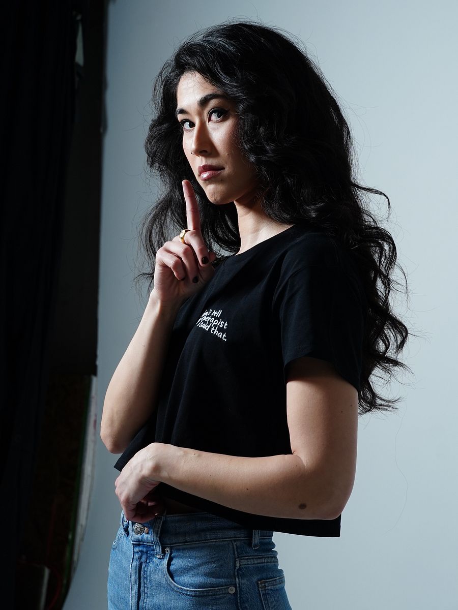 Conducive Cropped Tee (Embroidered) product image (6)
