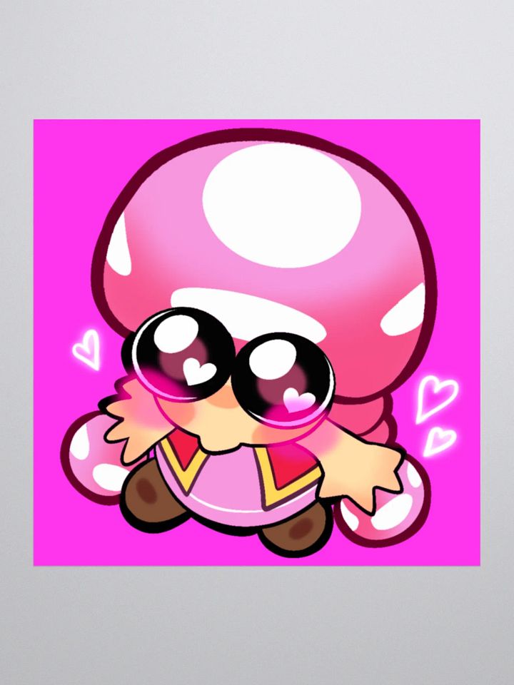 MARIOTHON TOADETTE STICKER product image (1)
