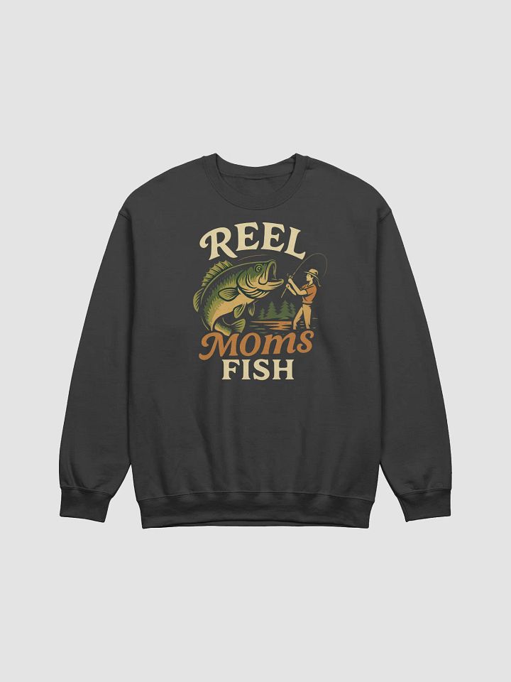 Reel Moms Fish Sweatshirt – Funny Vintage Fishing Pullover product image (4)
