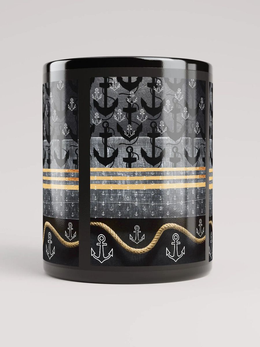JoBeth Nautical ⚓ Black Glossy Mug product image (10)