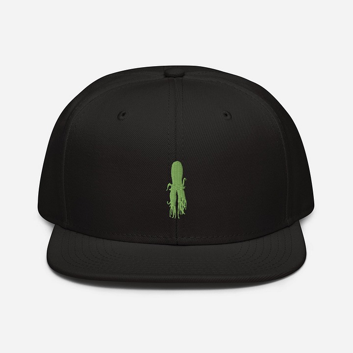 [DEN SUPPLIES] green squid Snapback Hat product image (1)