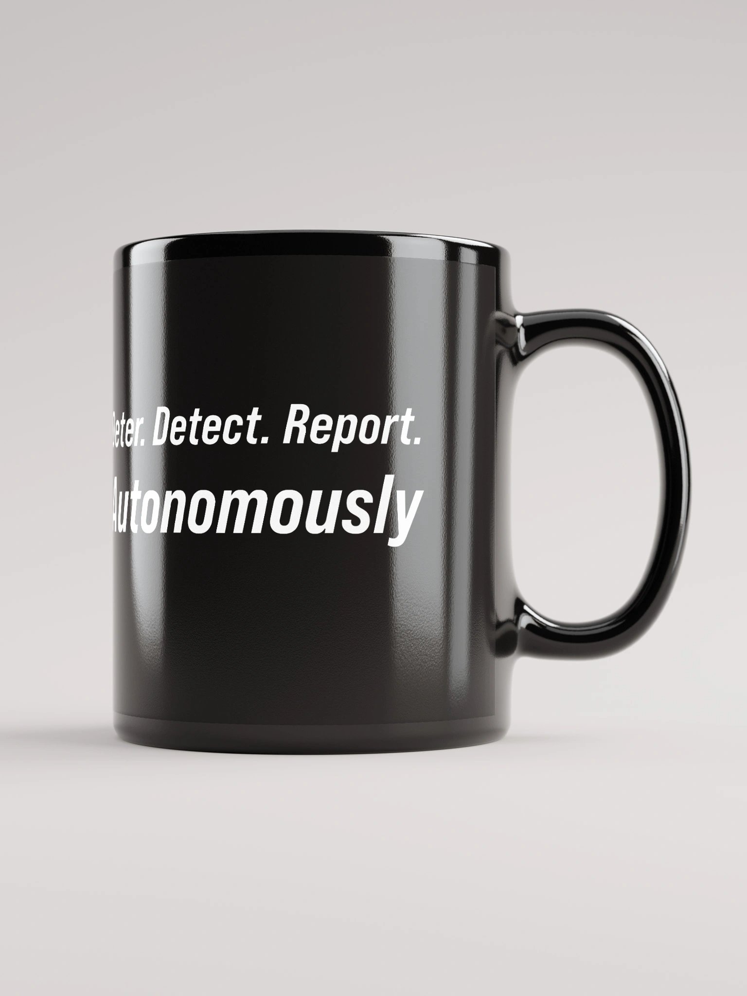 Deter. Detect. Report. Knightscope Mug product image (2)
