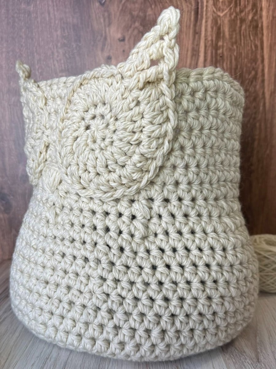 Owl Basket Crochet Basket product image (6)