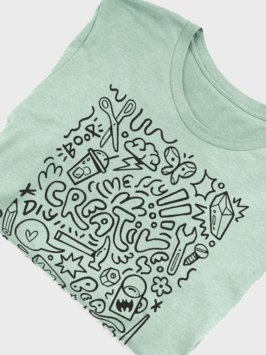 CREATIVE CHAOS T-Shirt - Black txt product image (6)