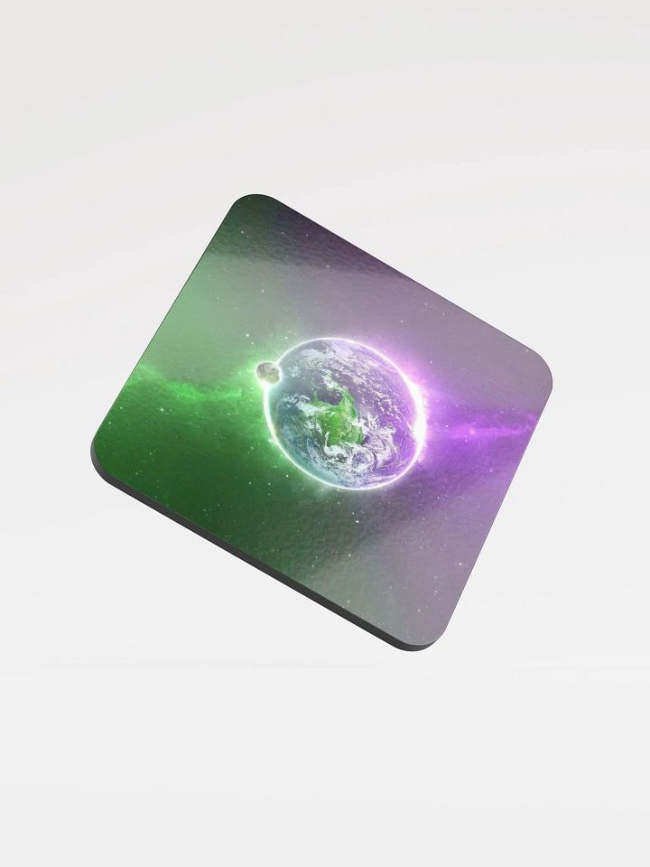 Green&Purple Space Coaster product image (1)