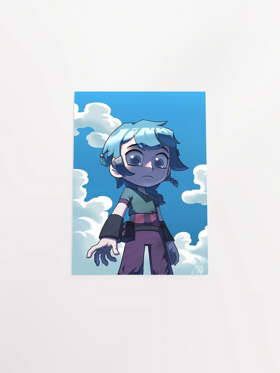 Blue Hair Girl Poster product image (4)