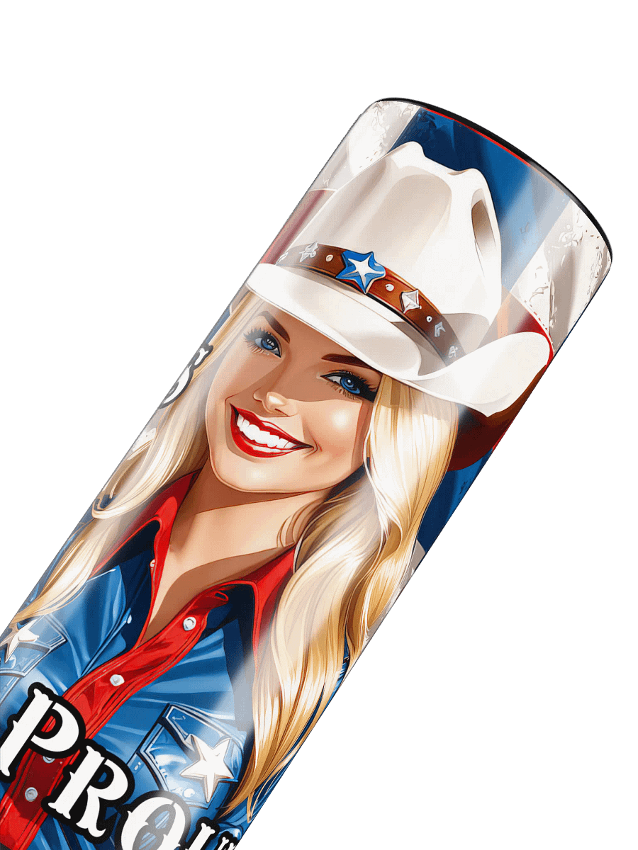 Texas Girl 20 oz Skinny Stainless Steel Tumbler - v2 product image (6)