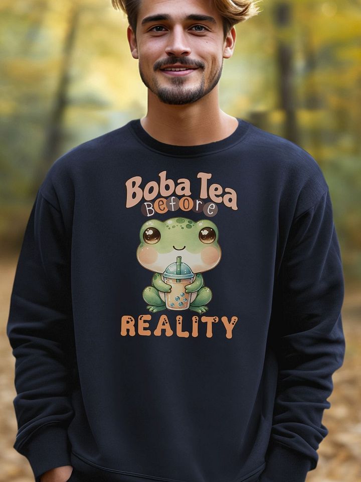 Boba Frog Sweatshirt product image (33)