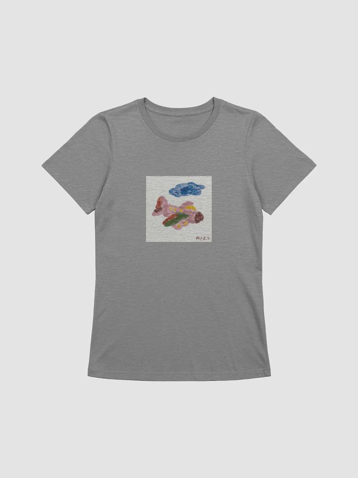 Kid Airplane (Bella+Canvas Women's Supersoft Relaxed-fit T-Shirt) product image (13)