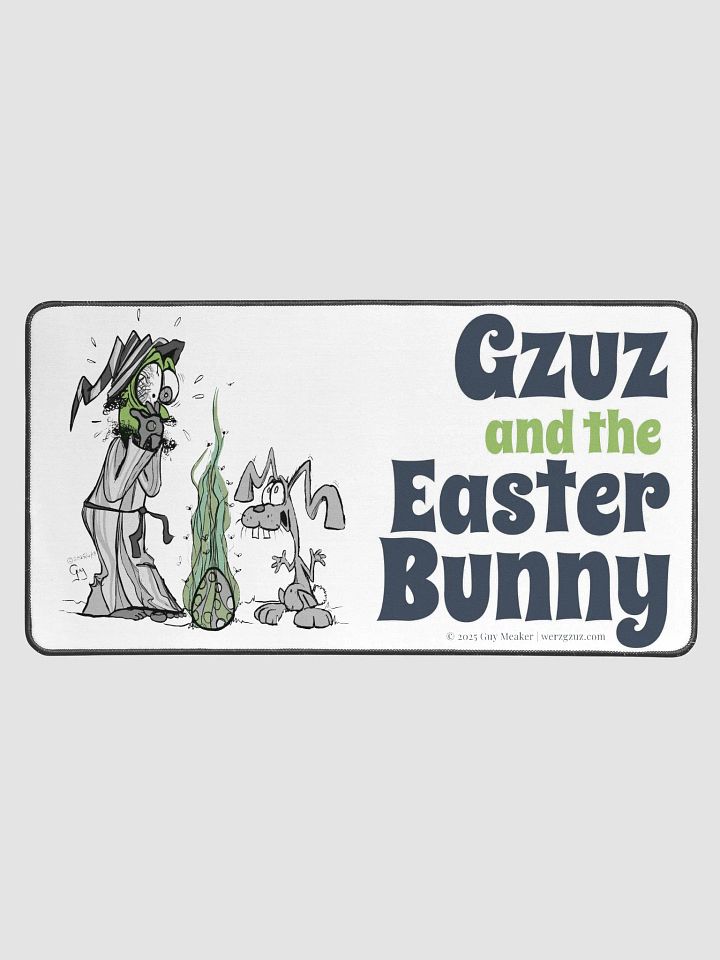 Gzuz and the Easter Bunny Desk Mat product image (1)