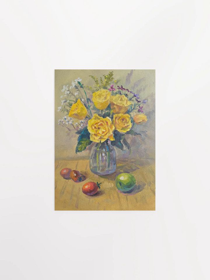 Flowers-Oil Painting Paper Poster product image (1)