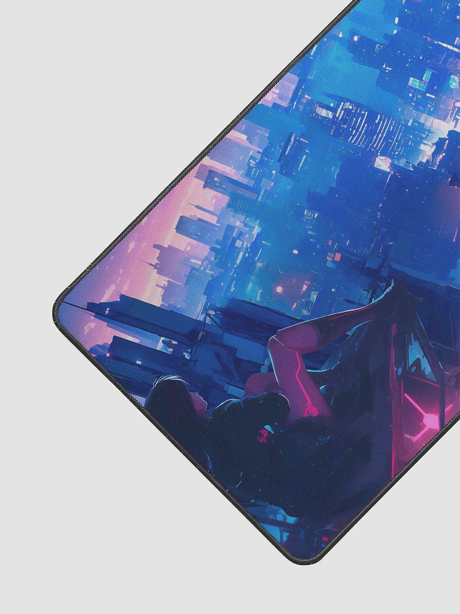 Cyberpunk Cityscape Desk Mat - 12