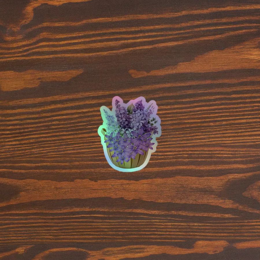Violet Hues Holographic Sticker Collection product image (5)