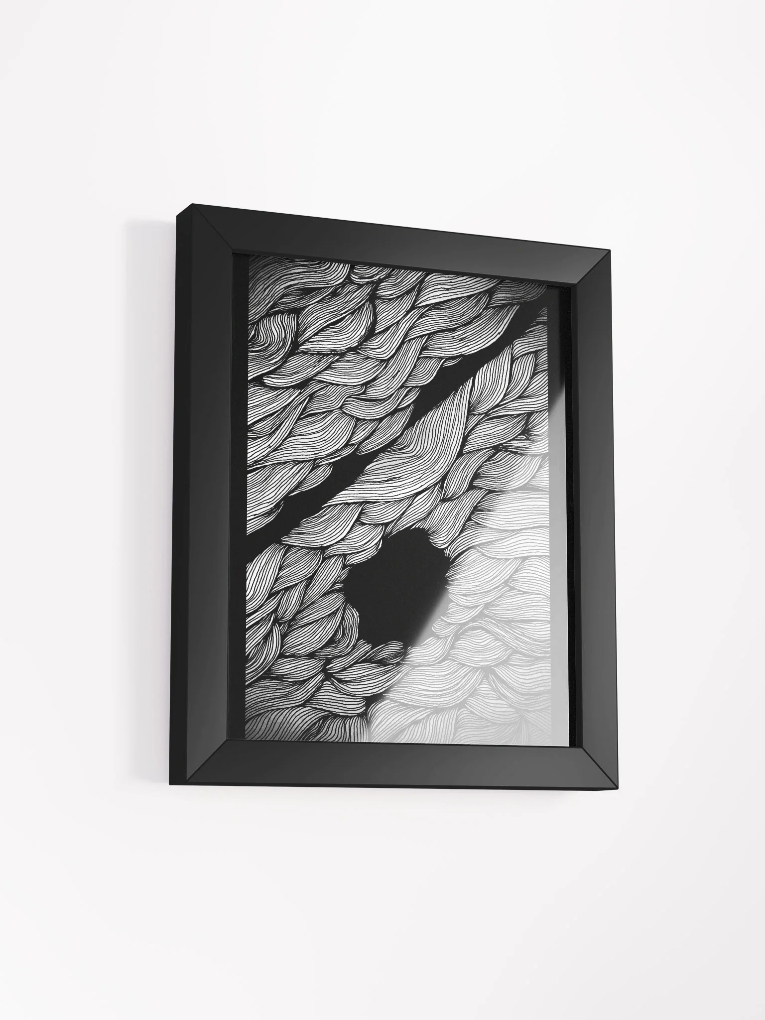 Intricate Monochrome Weave Poster product image (7)