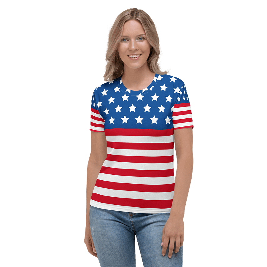 Stars & Stripes All-Over Print Tee product image (2)