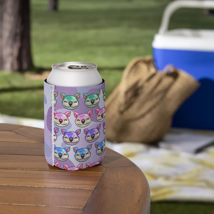 Cheerful Chapaa Faces Can Cooler product image (7)