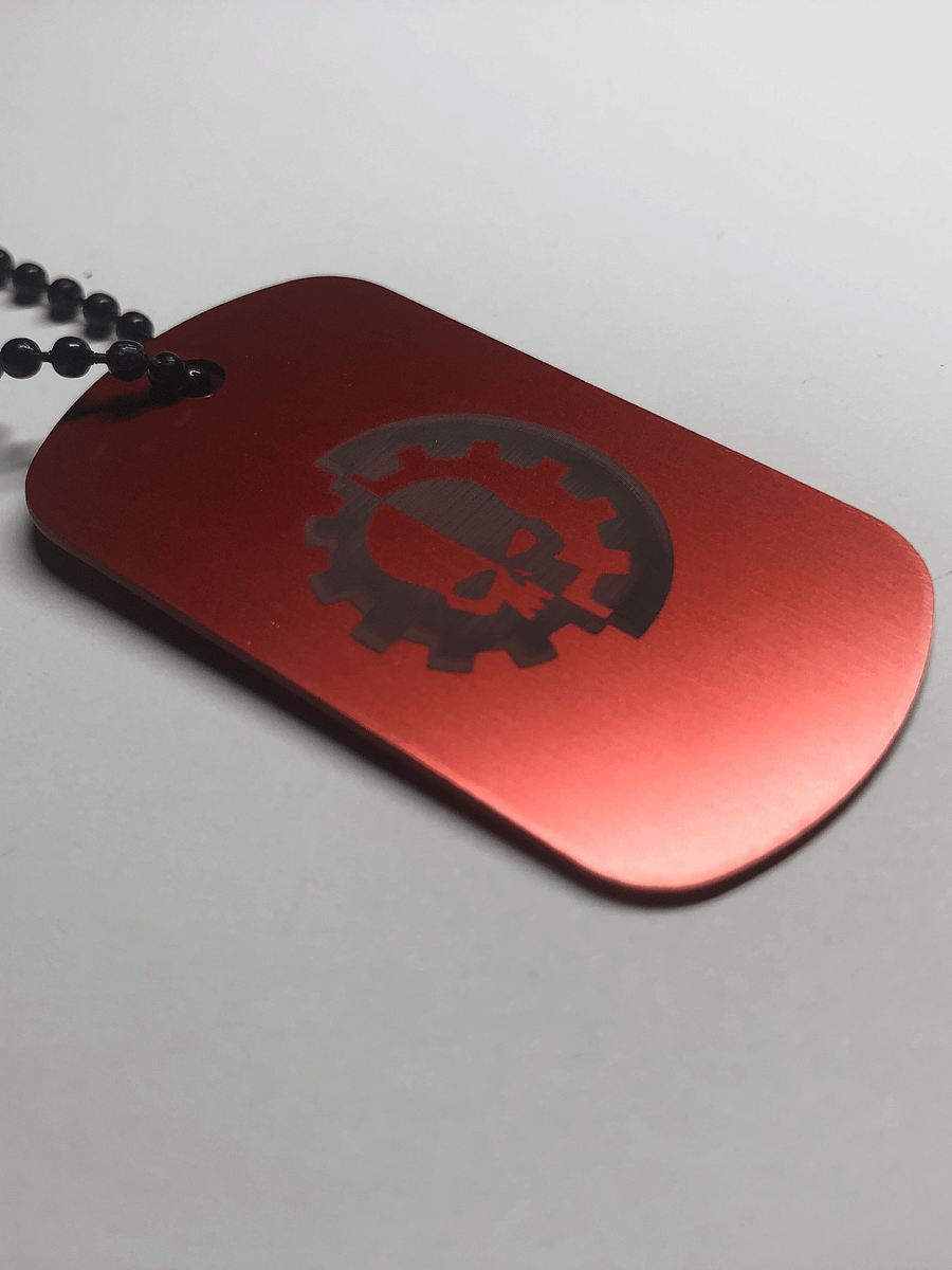 MECH - Engraved Dog Tag Pendant Necklace product image (4)