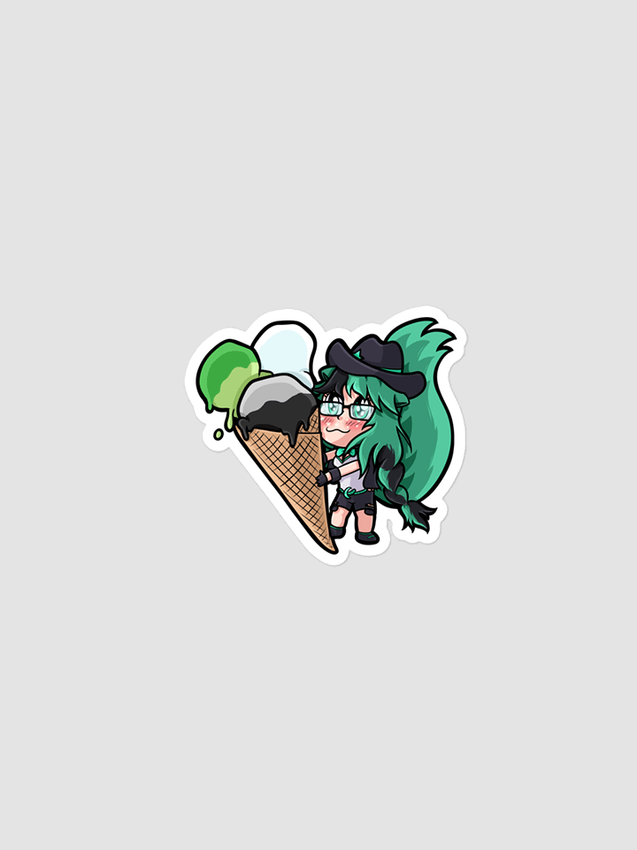 Mintzey Moon Pride Aromantic Sticker product image (1)
