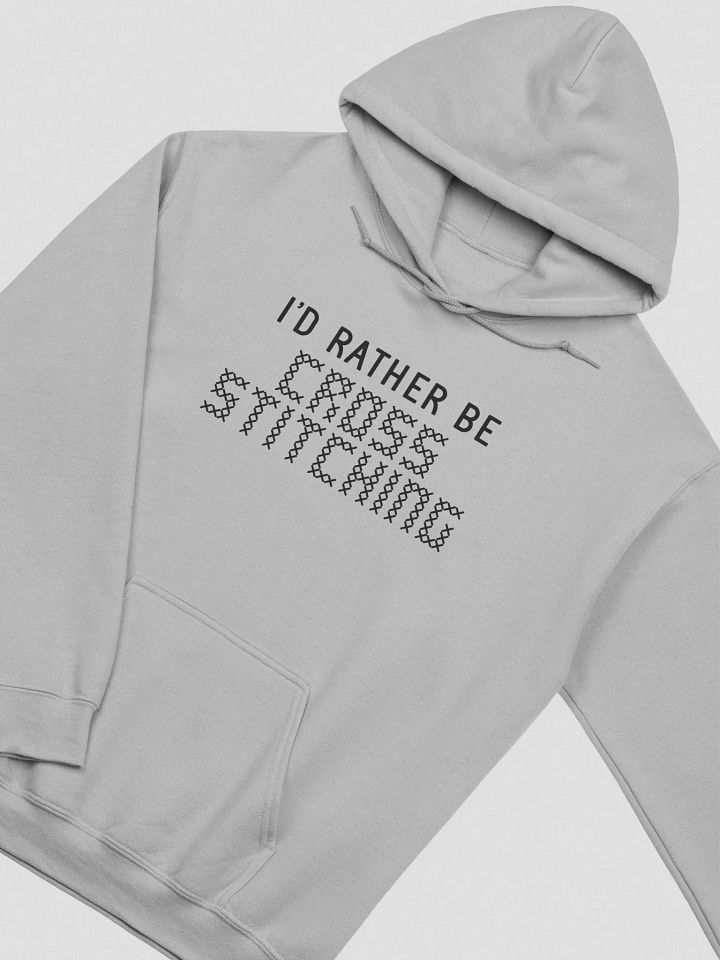 I'd Rather Be Cross Stitching Unisex Hoodie product image (2)