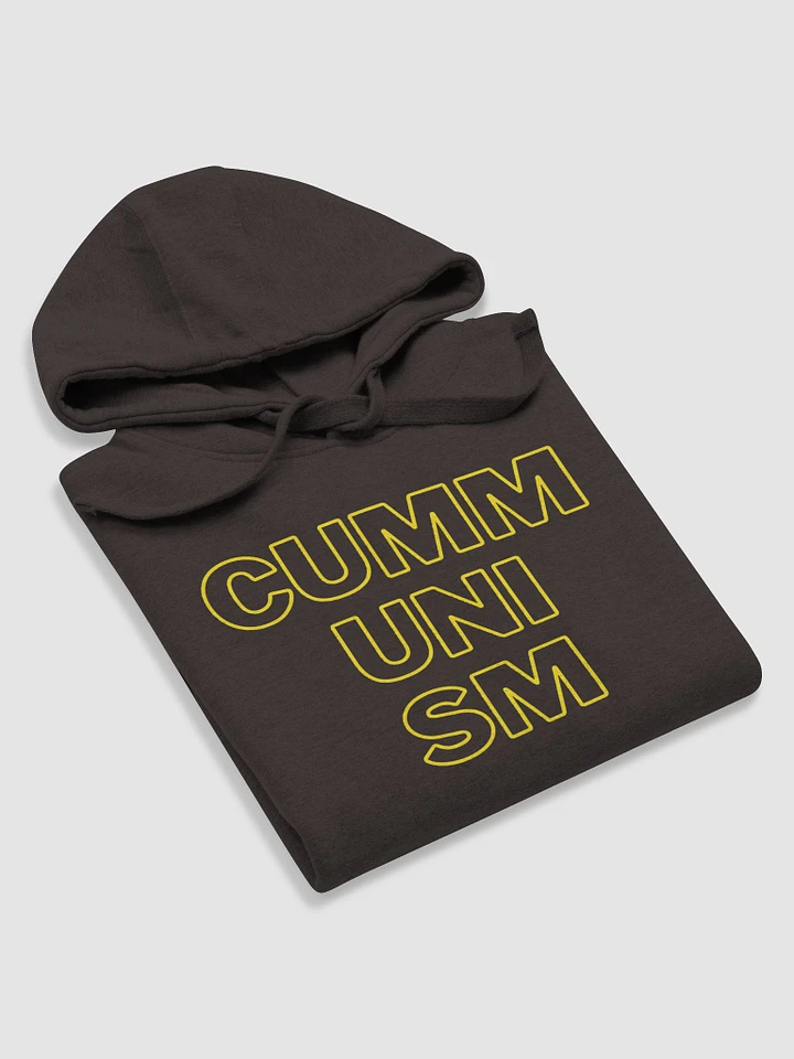Cummunism UNISEX Hoodie Yellow by Dragos Comedy product image (4)