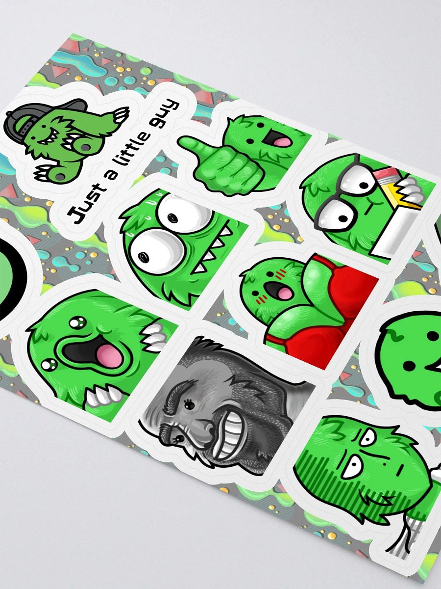Emotes+ Sticker Sheet product image (3)