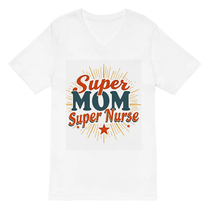 Super MOM, Super Nurse V-Neck Tee product image (2)