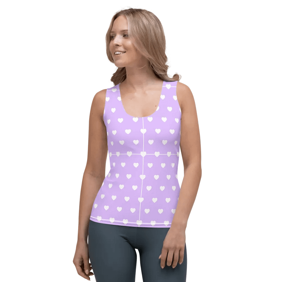 Pastel Heart Seamless Pattern Women's Tank Top - V3 product image (1)