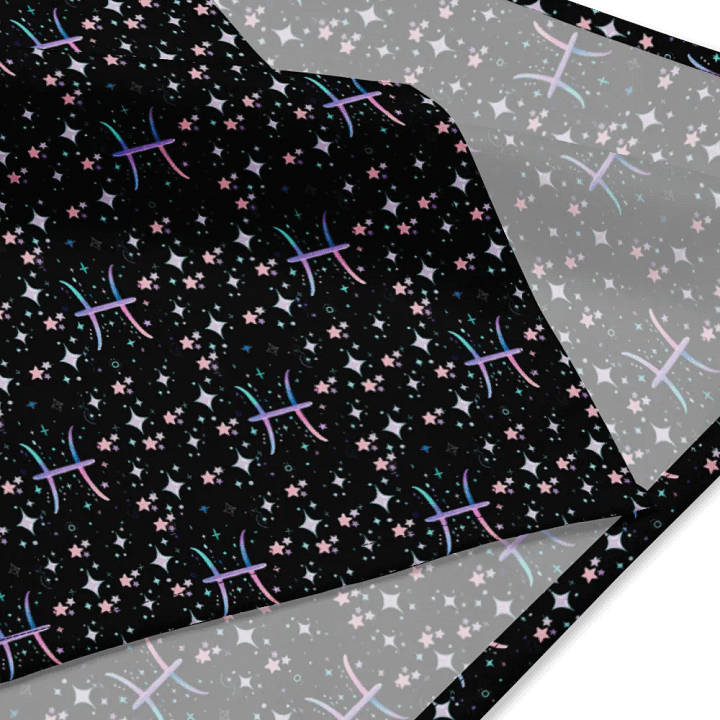 Pisces, Pastel Pisces Glyph, Bandanna product image (4)