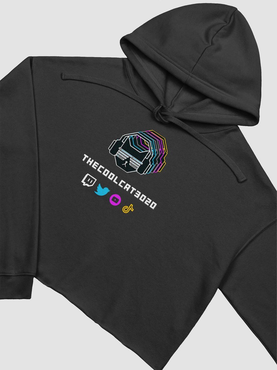 2D Con Crop Top Hoodie product image (3)