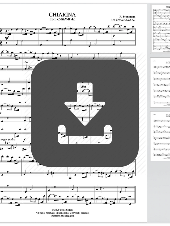 Duet: Schumann's "Chiarina" from CARNAVAL product image (1)