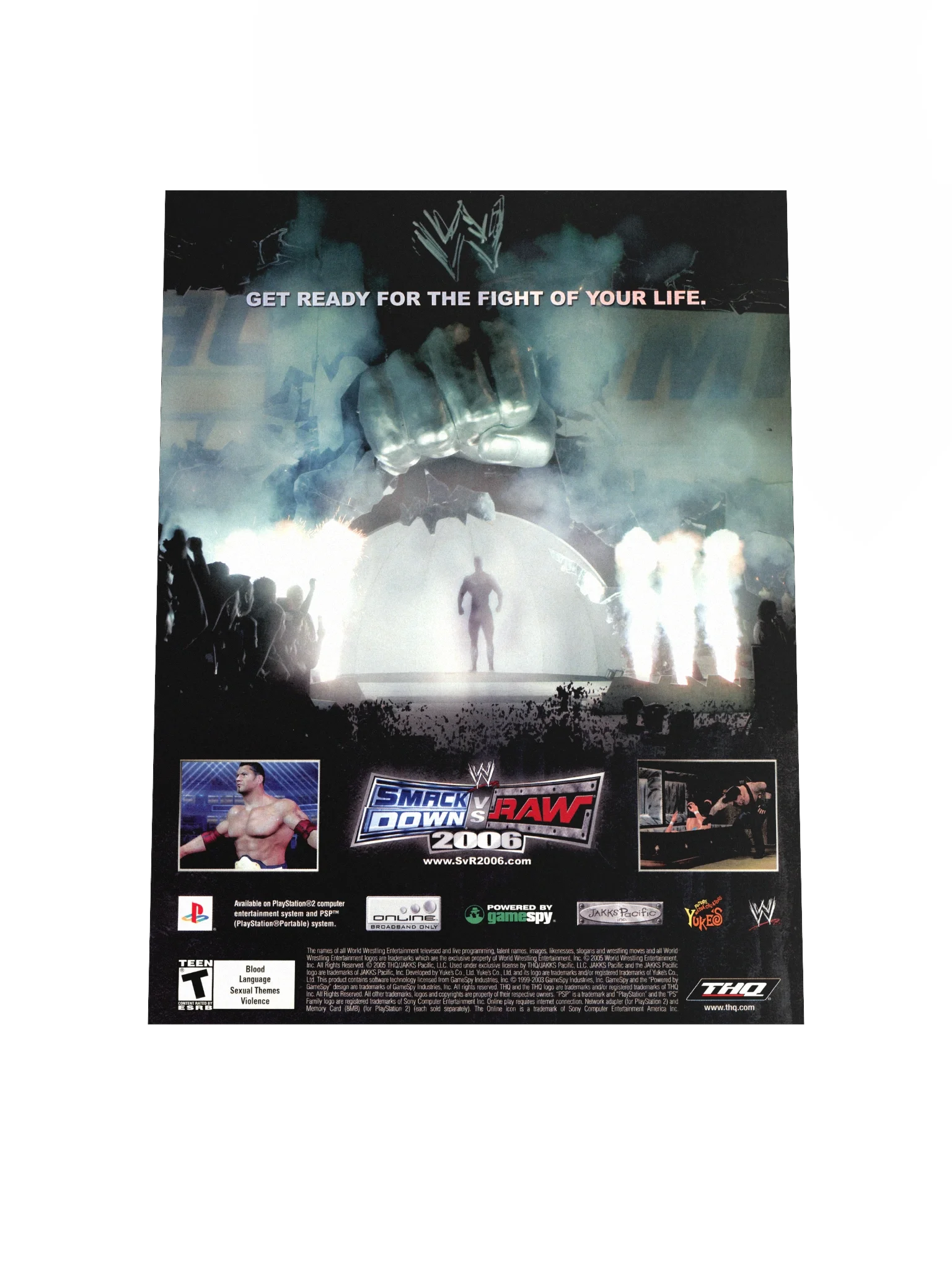 SmackDown! VS Raw 2006 - Promotional Poster/Flyer product image (4)