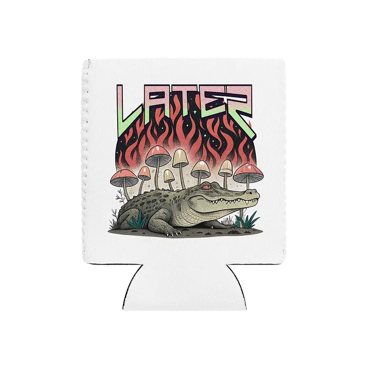 Later Alligator Mushroom Crocodile Can Cooler product image (2)