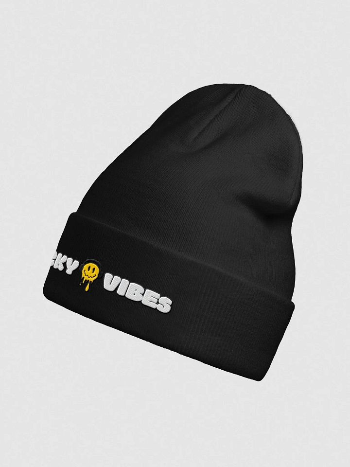 Wacky Vibes Beanie (Black Ink) product image (7)