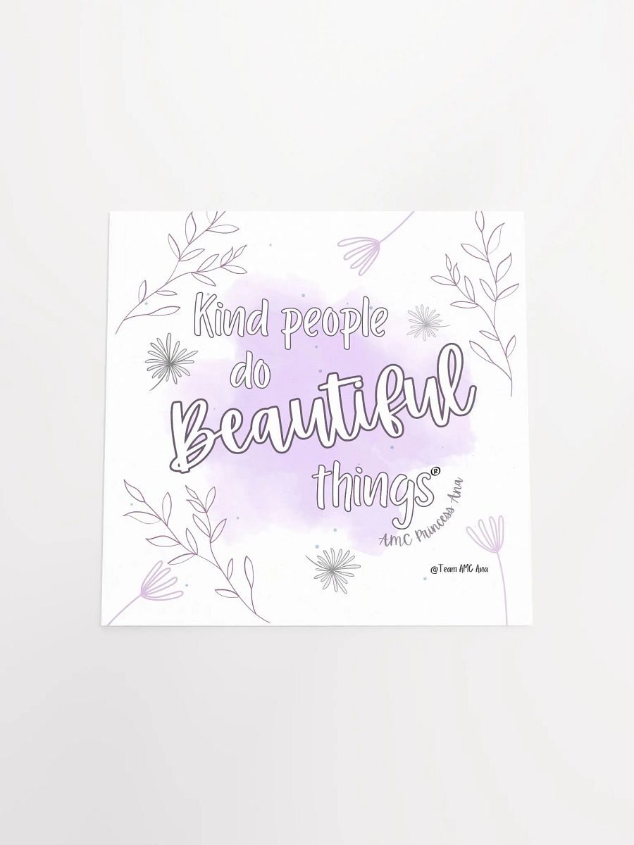 KPDBT - White/Lavender Poster product image (11)