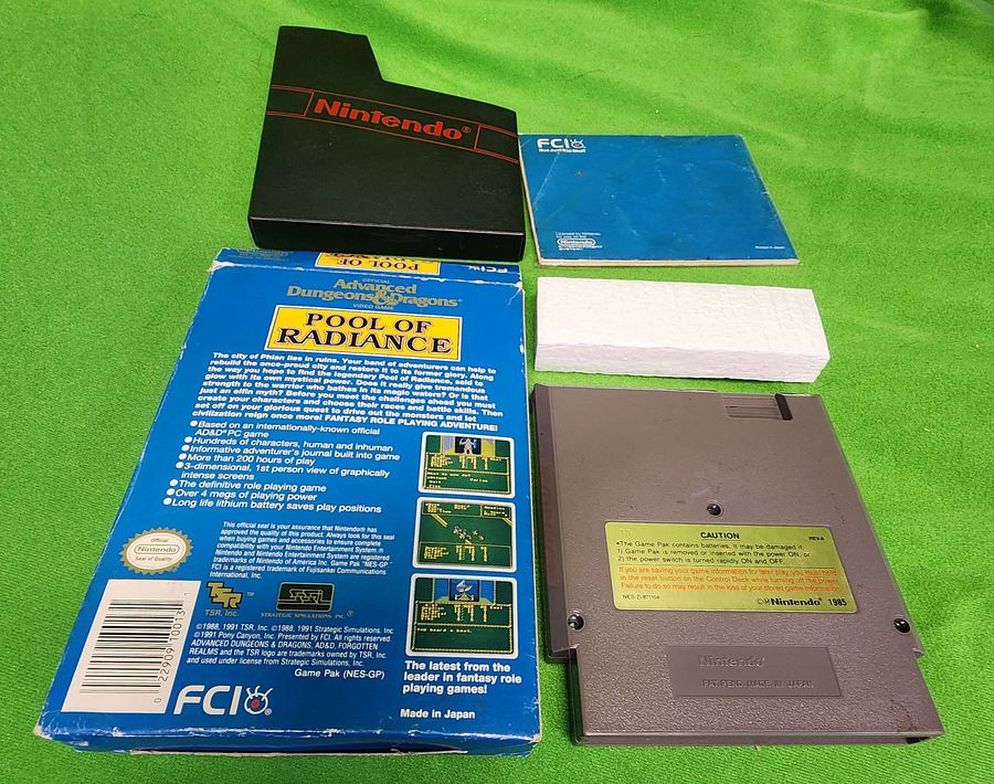 NES - Advanced Dungeons & Dragons: Pool of Radiance - CIB product image (2)
