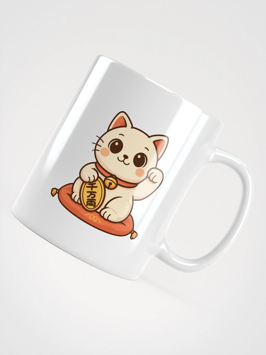 Lucky Cats White Glossy Mug product image (10)