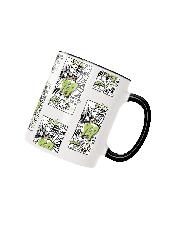 Shac-oholics Comic Blast Mug - Green 
