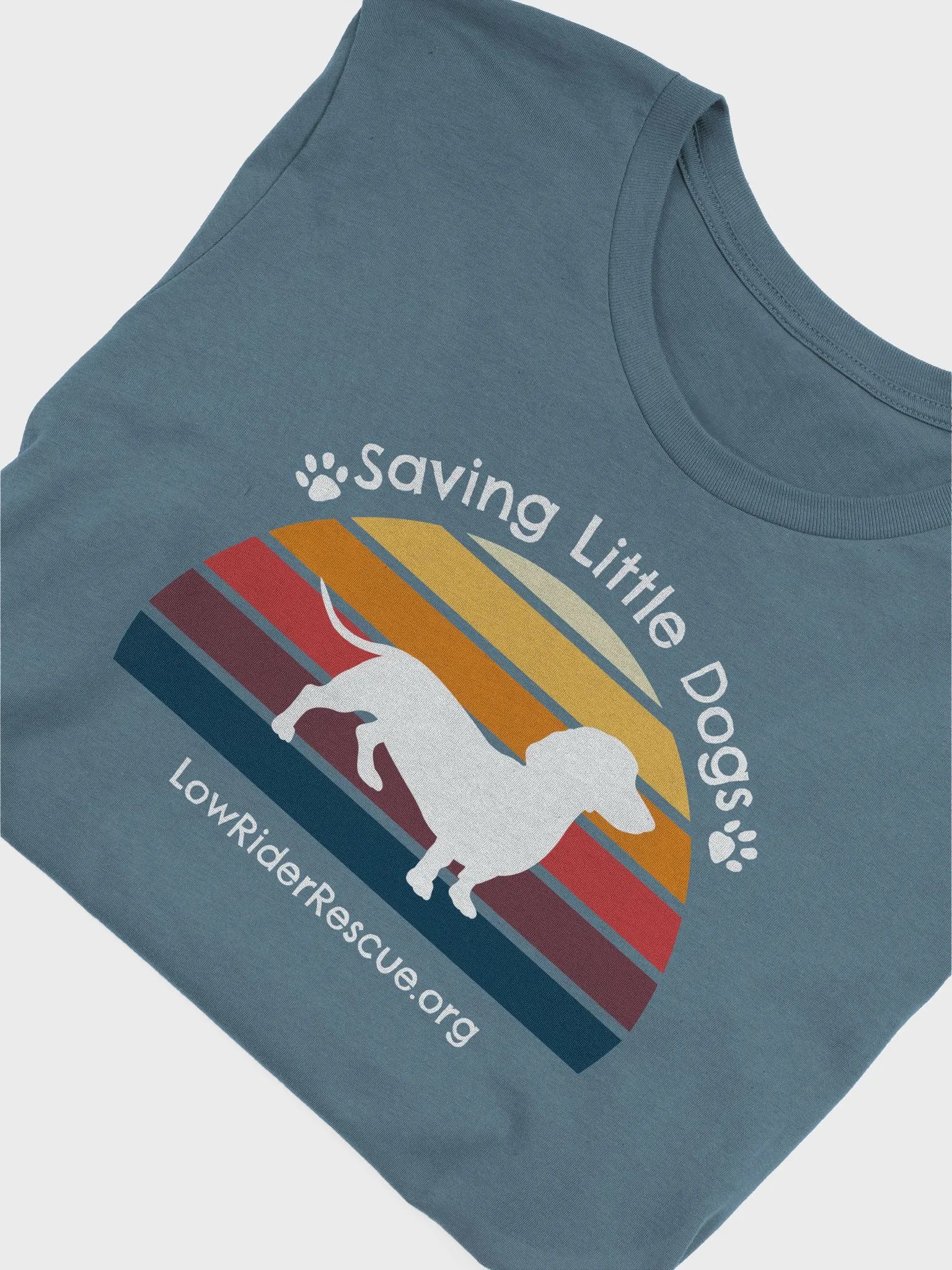 Sunset Rainbow Low Rider Dachshund Rescue T 6 product image (4)