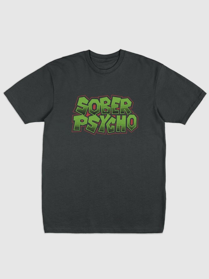 Men's Sober Psycho Logo 2 Premium Heavyweight T-Shirt product image (1)